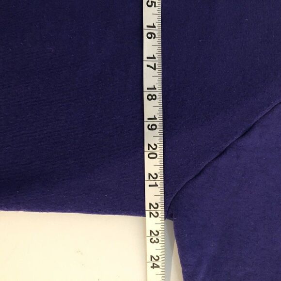 Vtg Purple Sweatshirt Fruit Of The Loom Crew Neck Ladies Size XL Made In USA - Picture 5 of 8